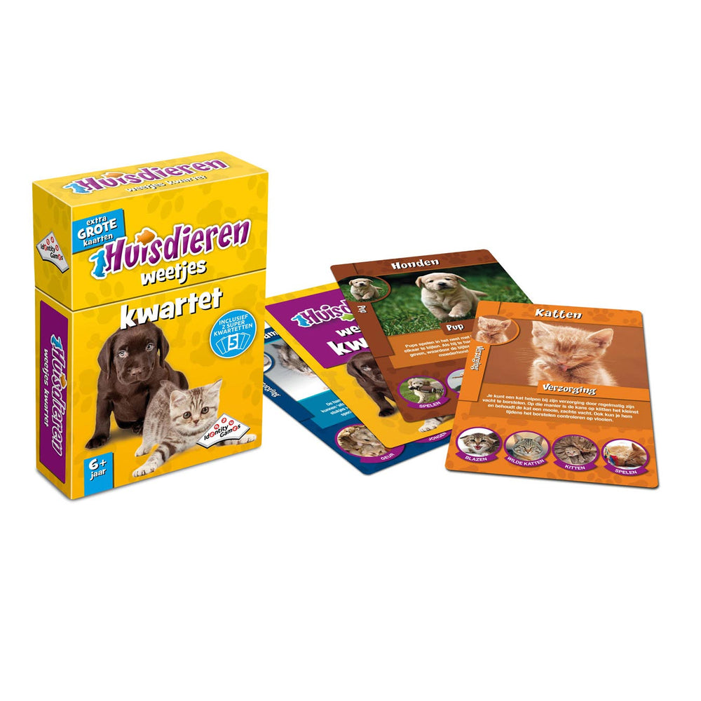 Gry tożsamości Pets Facts Kwartet