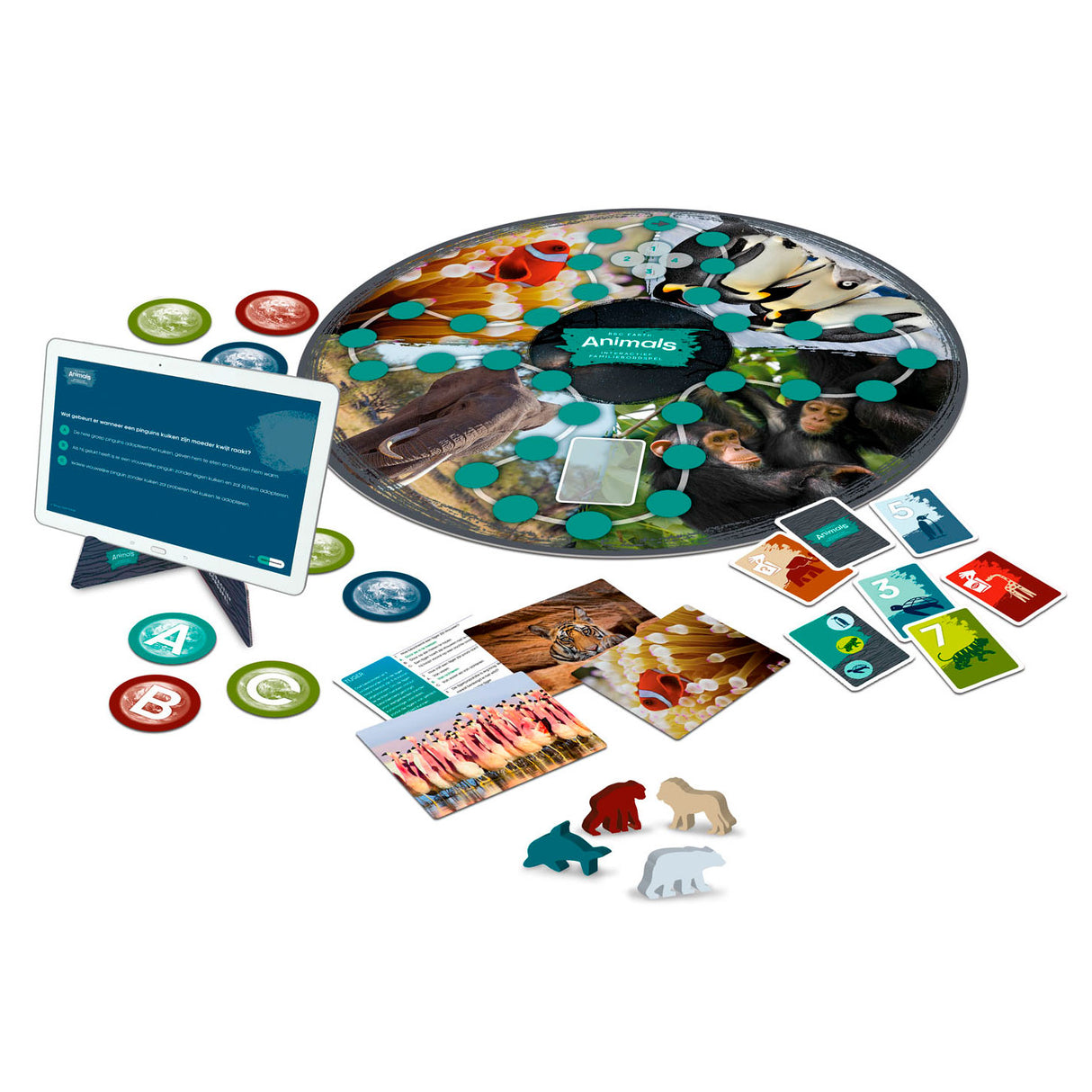 Identity games bbc earth animals interactive family board game