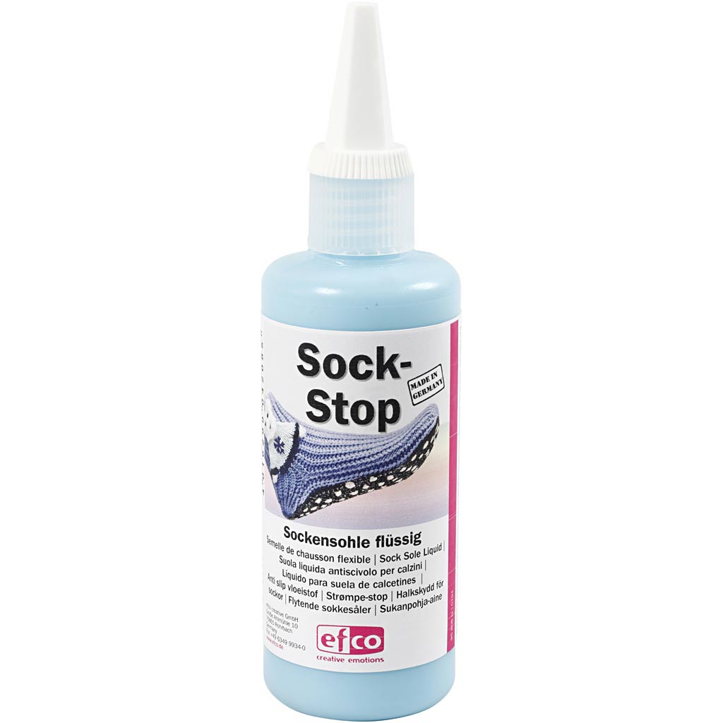 Creativ company sock-stopper anti-slip, light blue, 100 ml 1 bottle