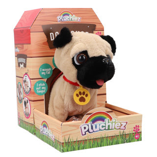 Plush barking French bulldog Frankie with exhausts