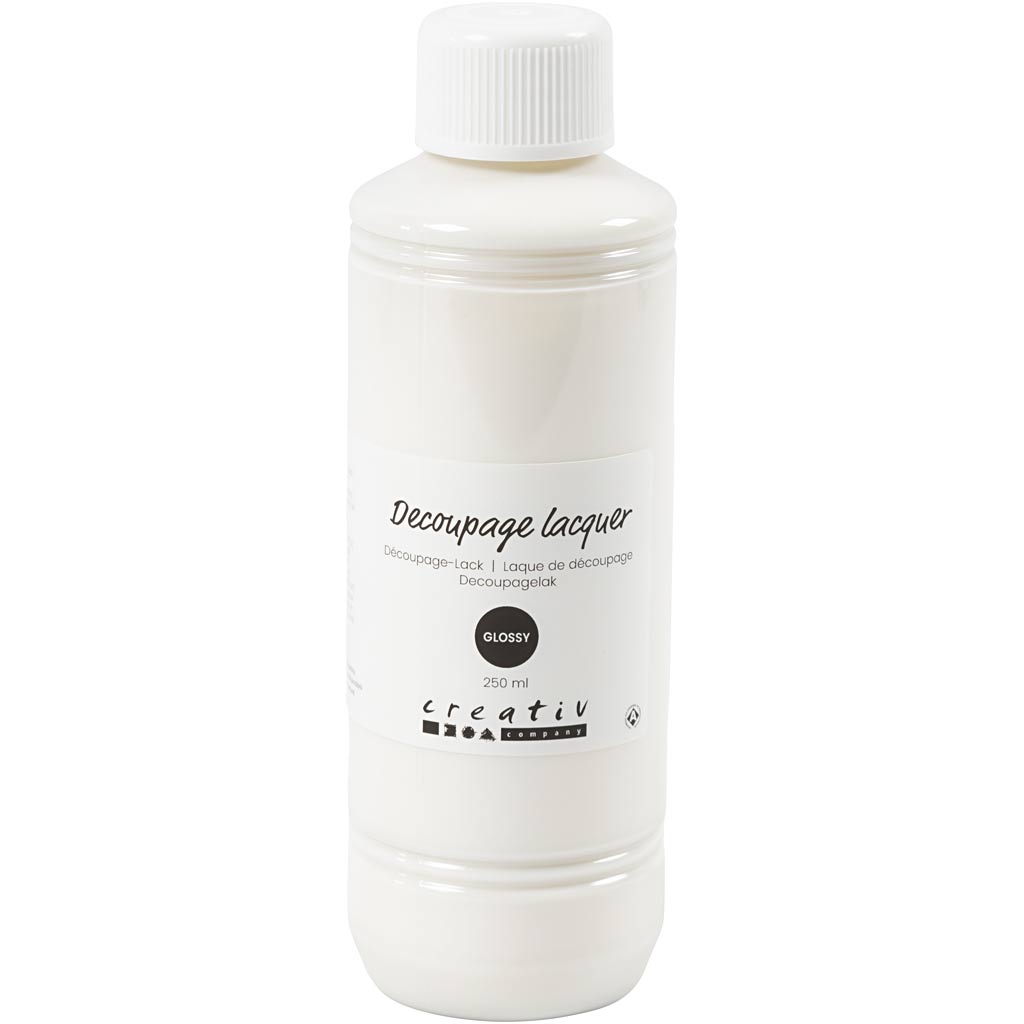 Creativ company decoupage lacquer, glossy, 250 ml 1 bottle