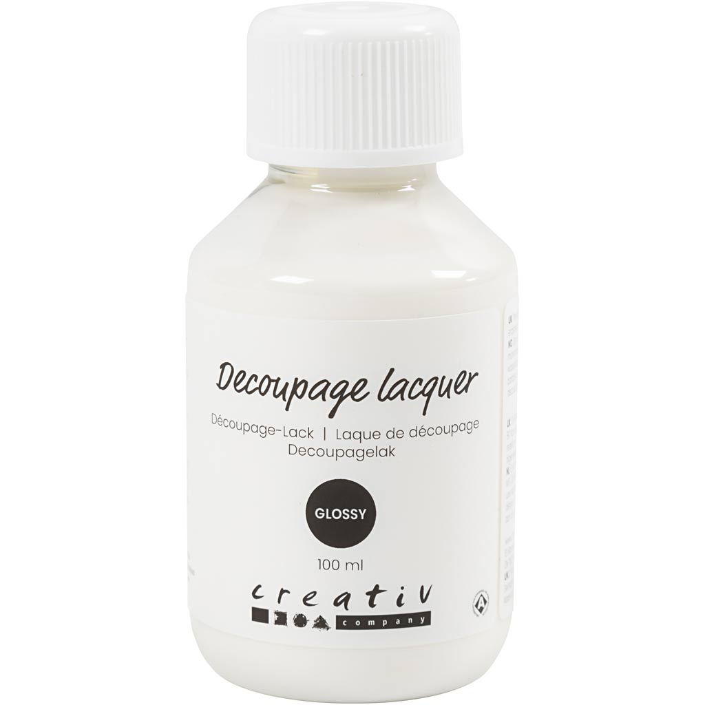 Creativ company decoupage lacquer, glossy, 100 ml 1 bottle