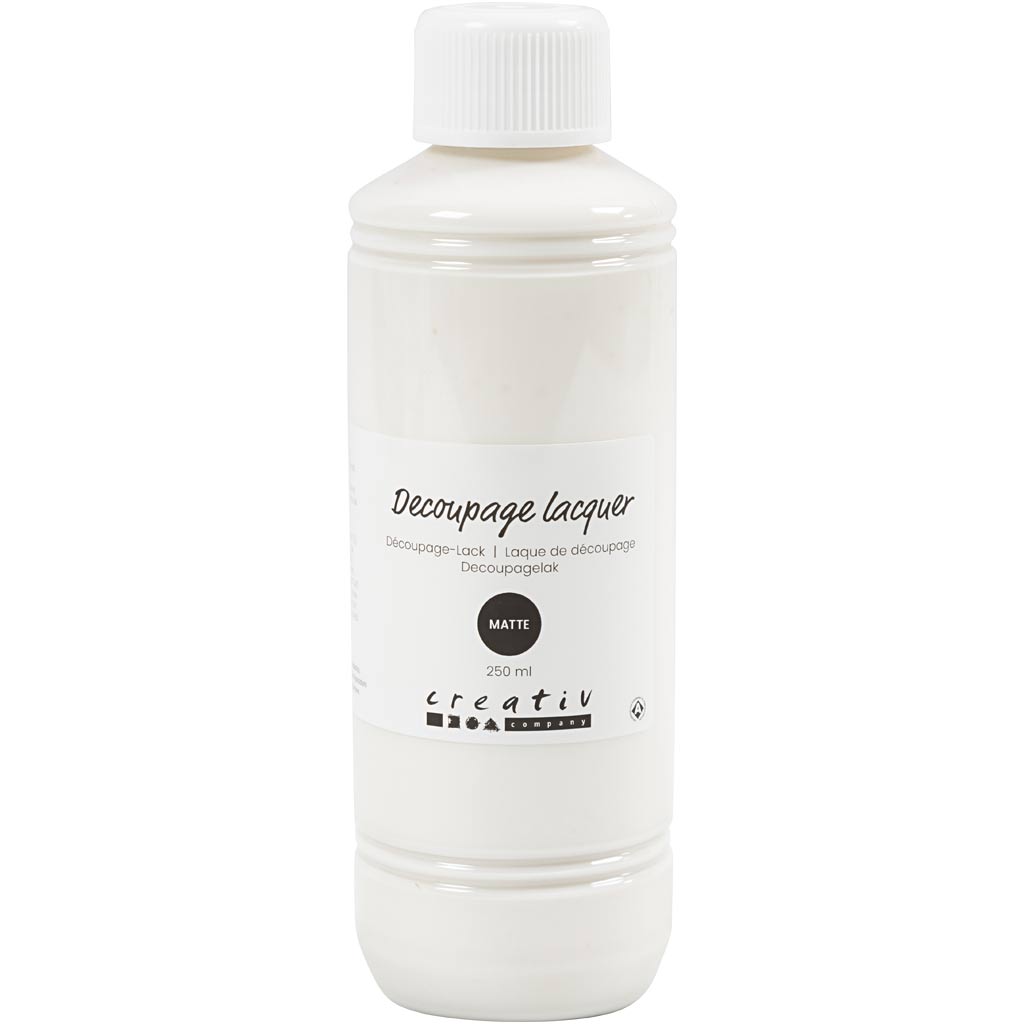Creativ company decoupage lacquer, matt, 250 ml 1 bottle
