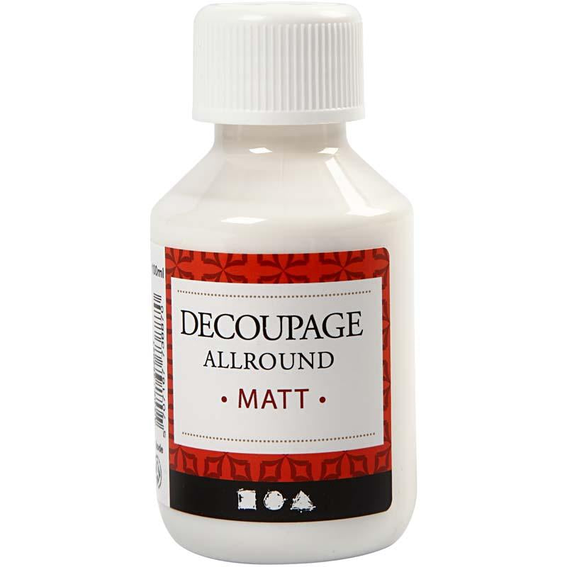 Creativ company decoupage lacquer, matt, 100 ml 1 bottle