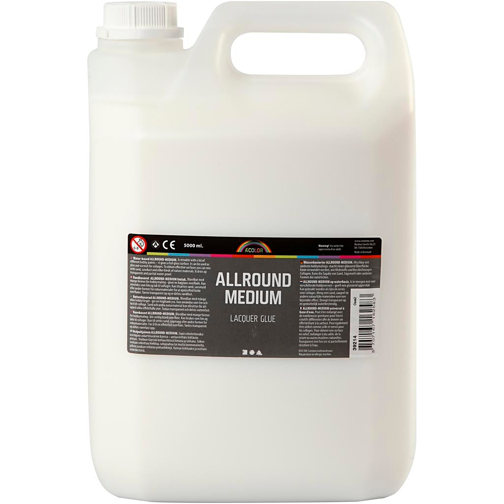 A-color all-round medium adhesive lacquer, 5000 ml 1 bottle