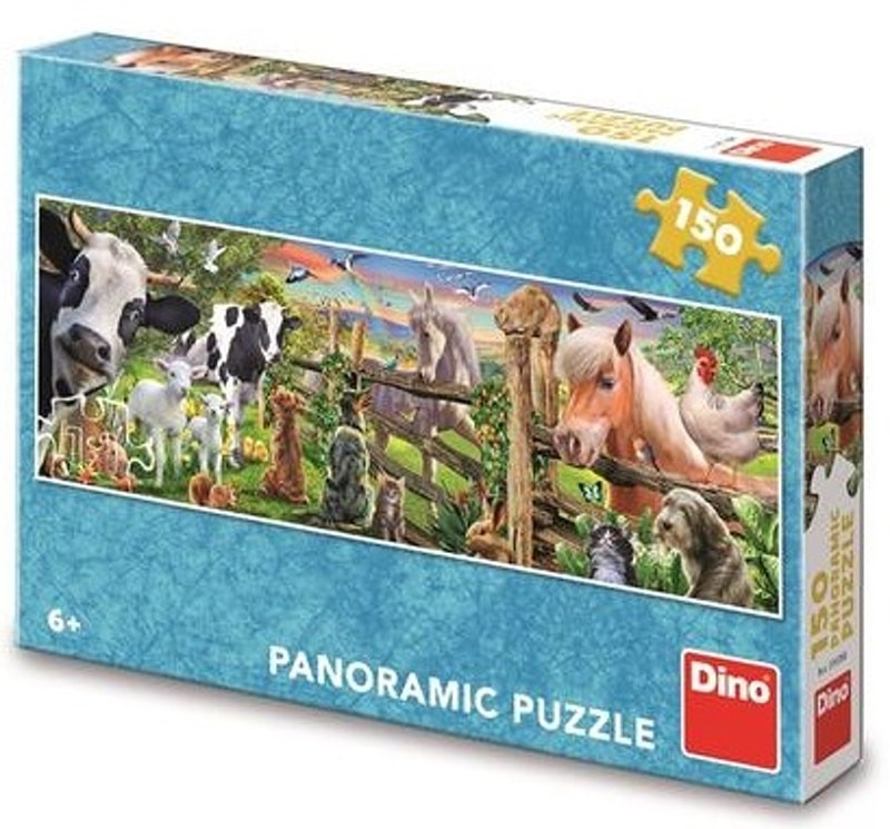 Dinotoys dino puzzle - farm animals - 150 pieces