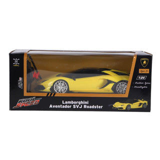 Kool speed radio controlled car lamborghini 1:24 aventador svj roadster yellow