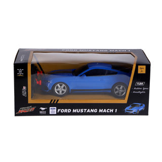 Rádiem řízený automobil Kool Speed Ford 1:24 Mustang Mach 1 modrý