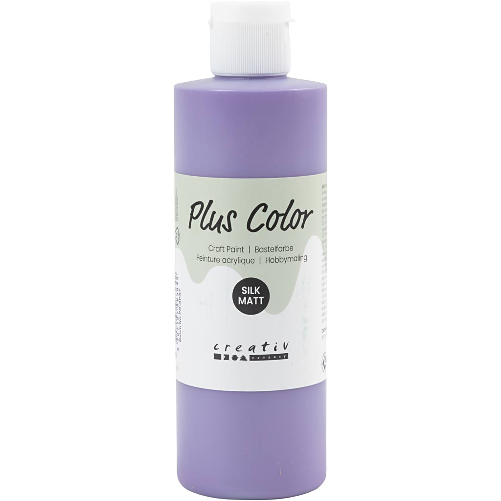 Plus color acrylverf, dark lilac, 250 ml 1 fles