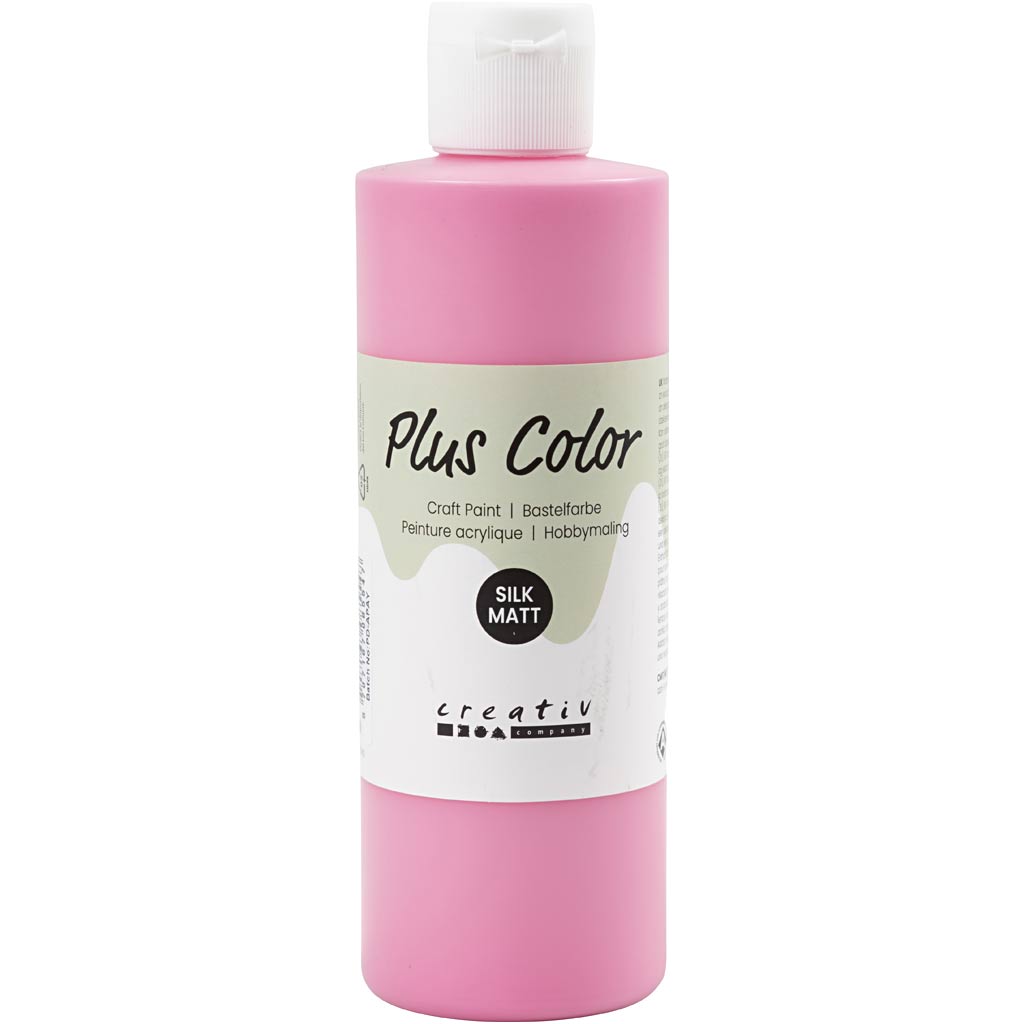 Plus color acrylverf, fuchsia, 250 ml 1 fles