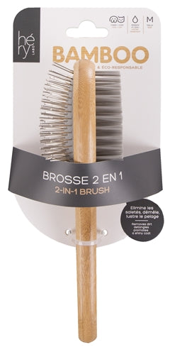 Hery Labo 2-in-1 bamboo brush