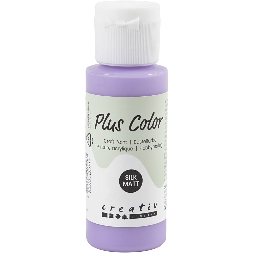 Plus color acrylic paint, violet, 60 ml 1 bottle