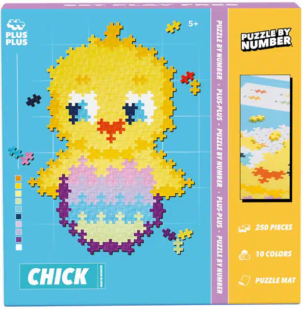 Brand unit puzzle by number chick plus-plus: 250 pieces (3964)
