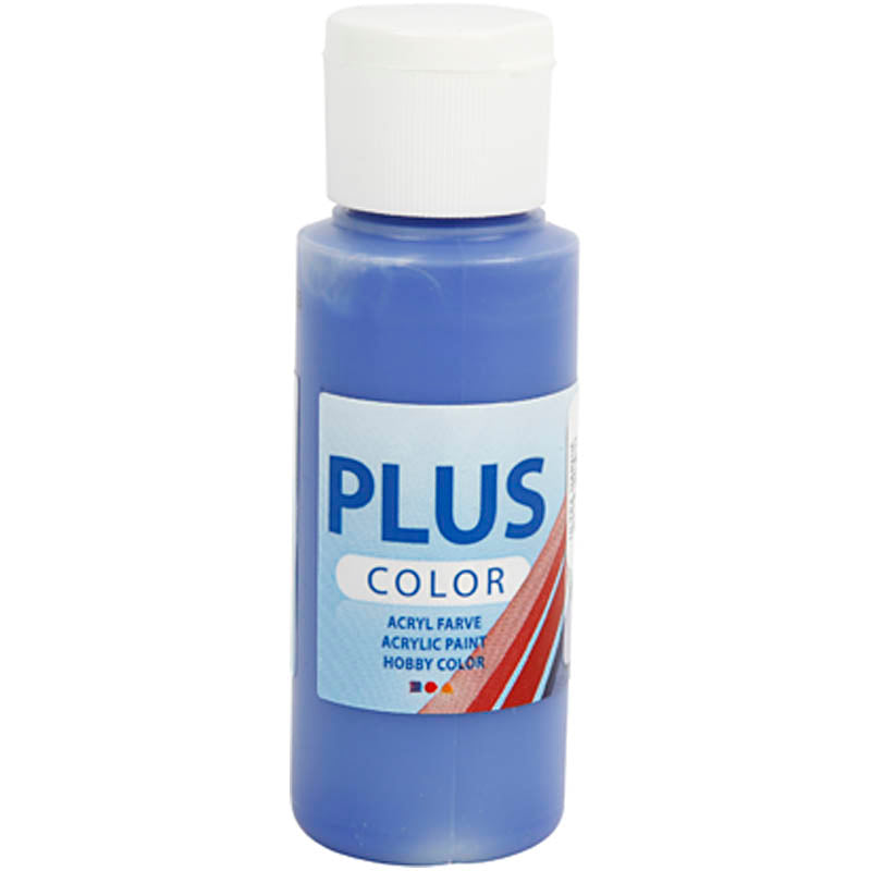 Plus Farbe Acrylfarbe Ultra Marine, 60 ml