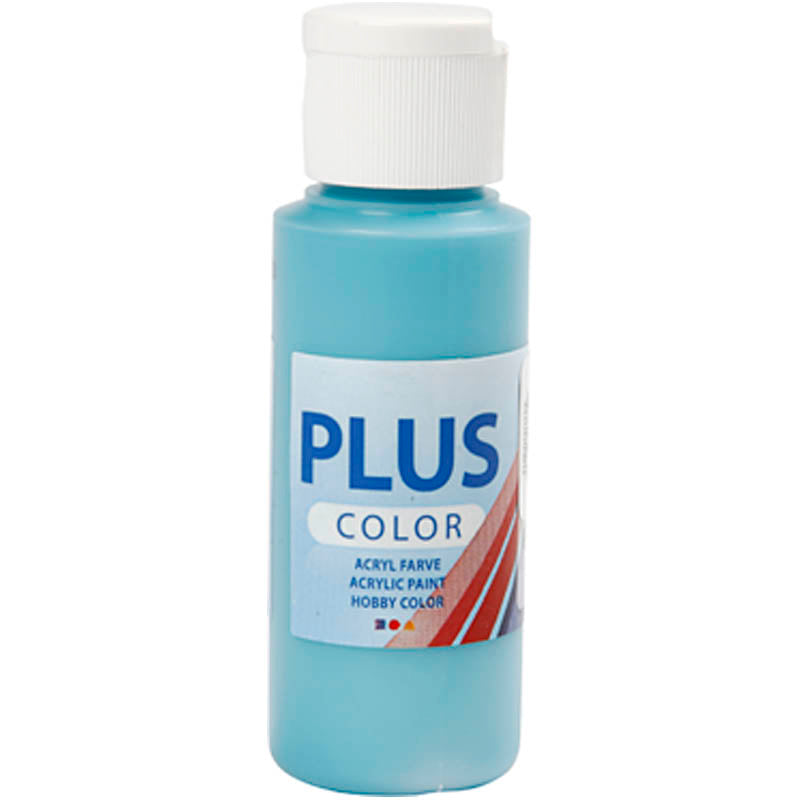 Plus color acrylverf, turquoise, 60 ml 1 fles