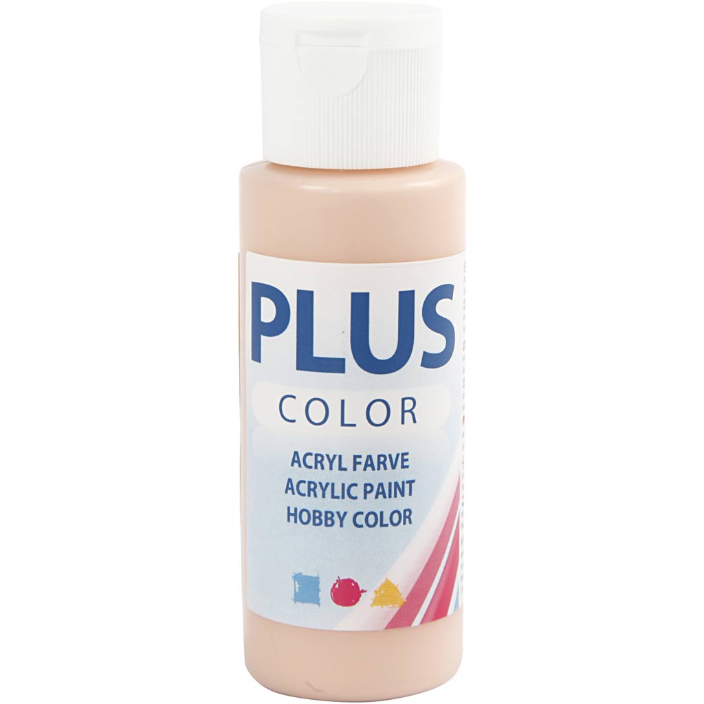 Creativ company plus color acrylic paint, peach, 60 ml 1 bottle