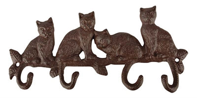 Hook Cat Tails Cast Iron