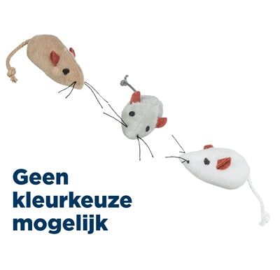 Trixie Plush Mice Assorted