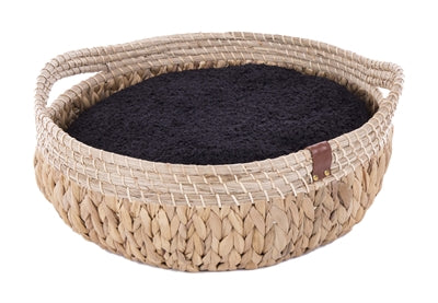Martin Dog Basket Hanoi Lotus Woven Water Hyacinth