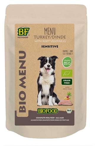 BIGFOOD Organesch Hond Tierkei Menu Sak