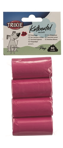 Bolsas de caca de perro trixie rosa rosa rosa
