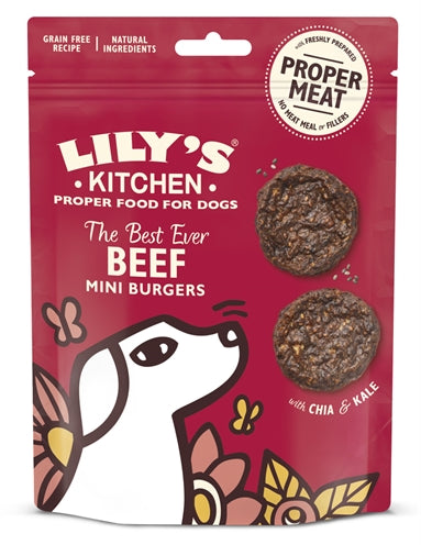 Lily's Kitchen Dog les meilleurs mini-hamburgers de boeuf