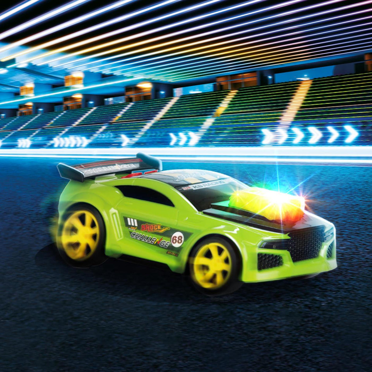 Toi-Toys Vehicool Rally Car con luz y sonido