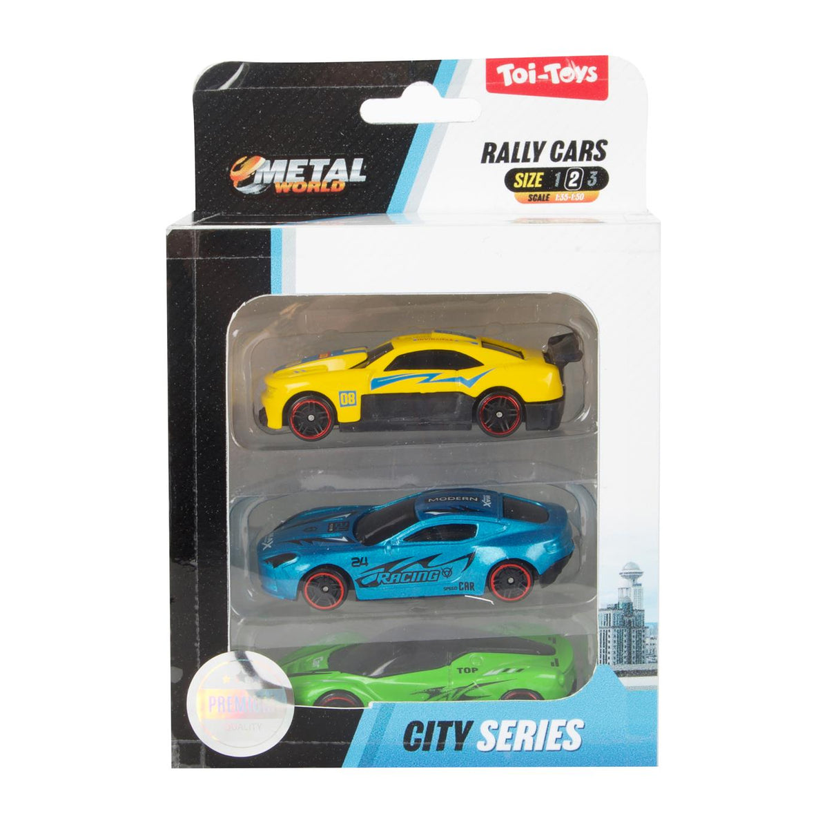 Toi-toys toi toys rally race auto classic set a 3