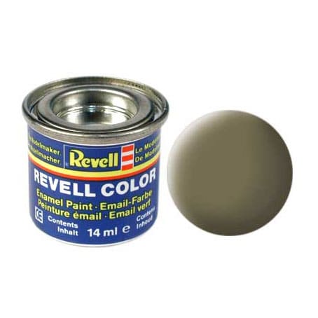 Revell - model building paint no. 39 dark green matt