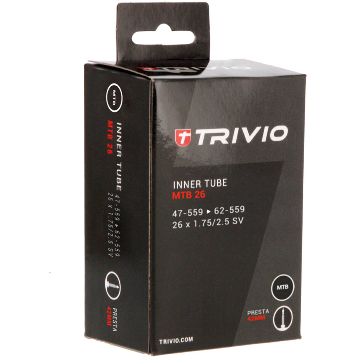 Trivio - mtb inner tube 26x1.75 2.5 sv 42mm presta