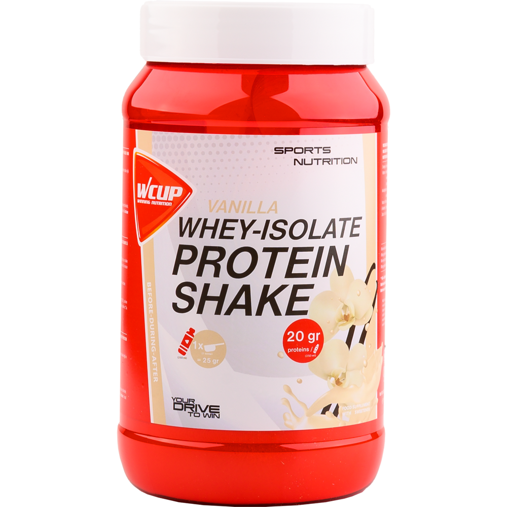 Wcup - whey isolate protein shake vanille 600 gram