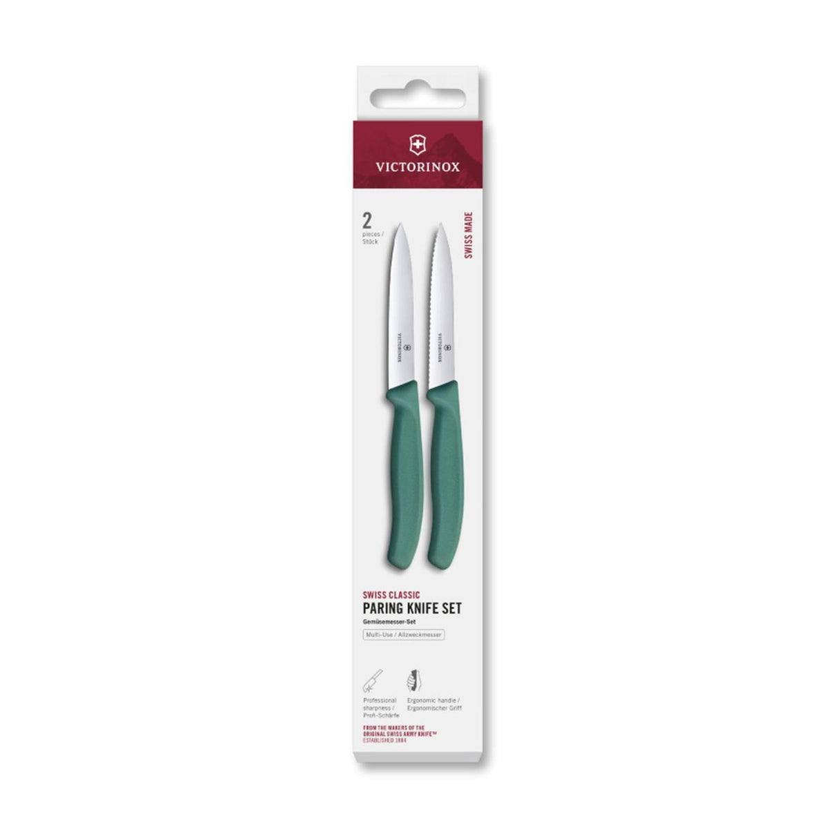 Victorinox schilmesje 2 stuks groen 10cm