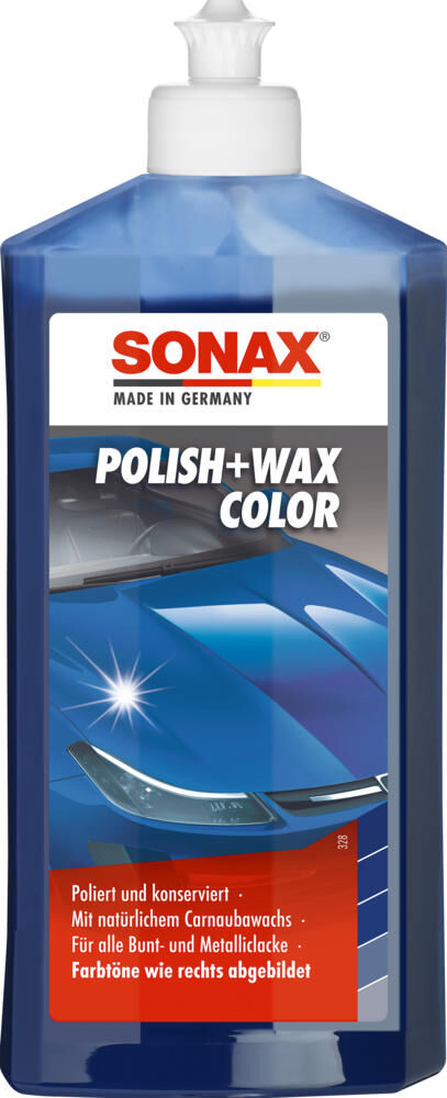 Sonax car polish wax color nanopro color polish + wax blue