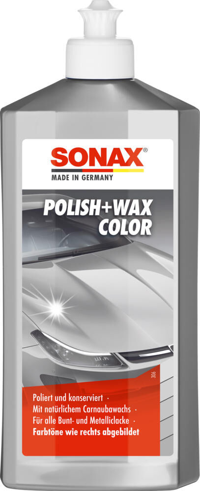 Sonax car polish wax color nanopro color polish + wax silver gray