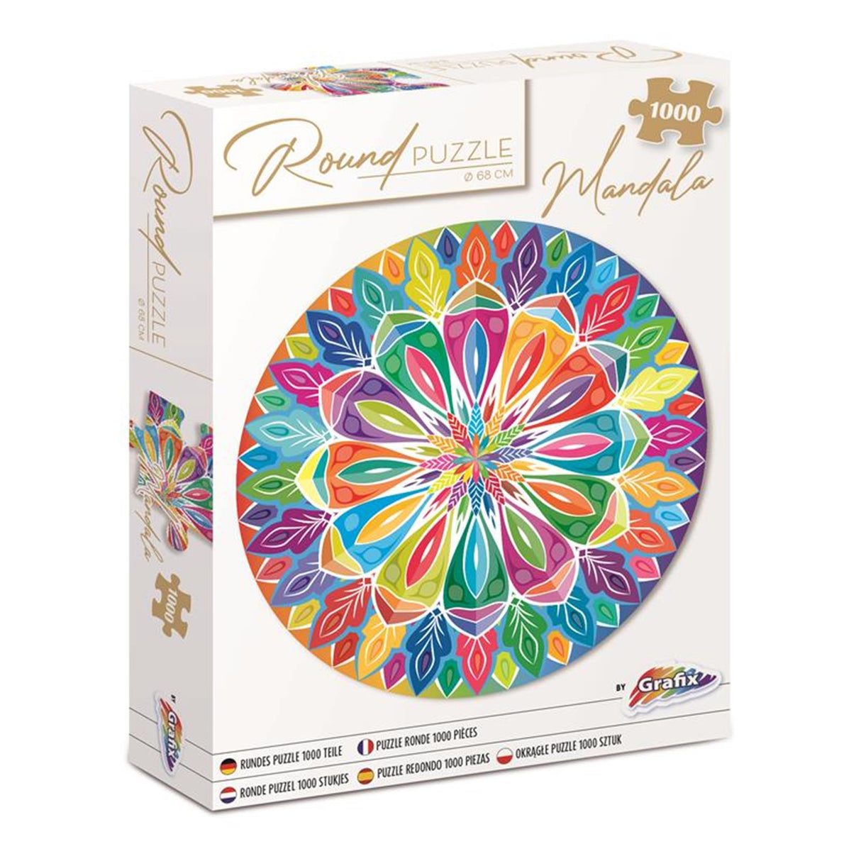 Grafix Mandala Round Puzzle 1000 pezzi