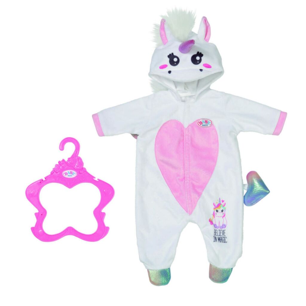 Zapf baby born unicorn onesie 43 cm