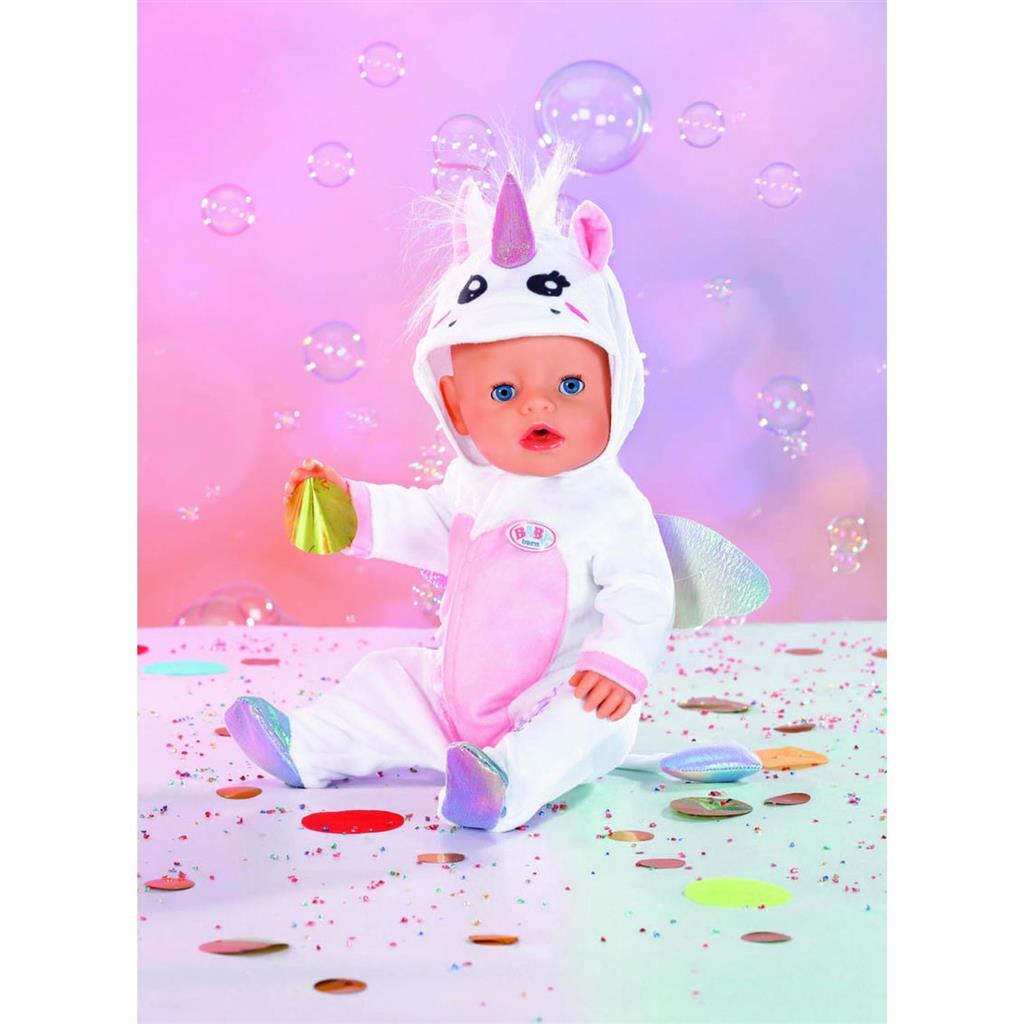 Zapf baby born unicorn onesie 43 cm