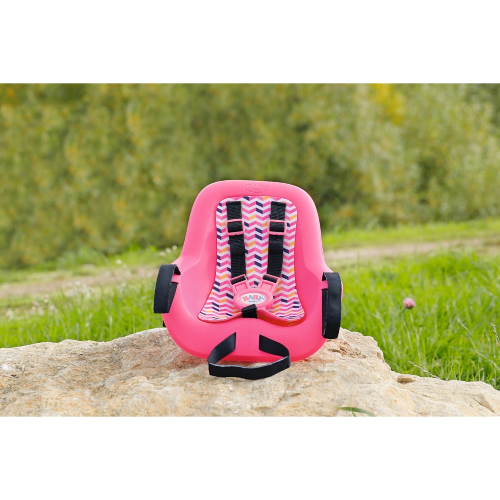 Babygeborener Fahrradsitz rosa