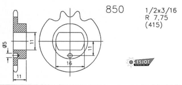 Pignone Esjot 0850 pignone 415 16z standard