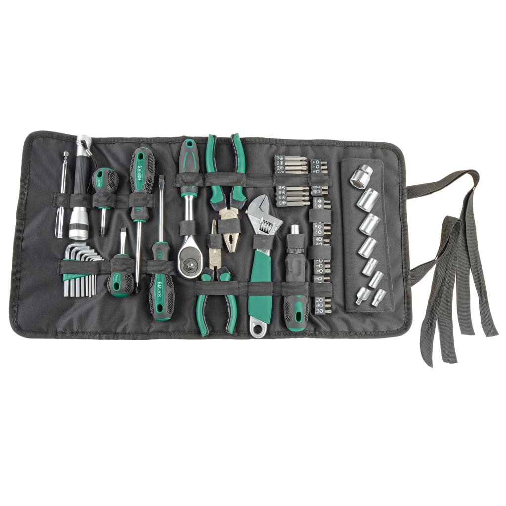 Brüder Mannesmann Brüder Mannesmann 65-piece tool roll bag