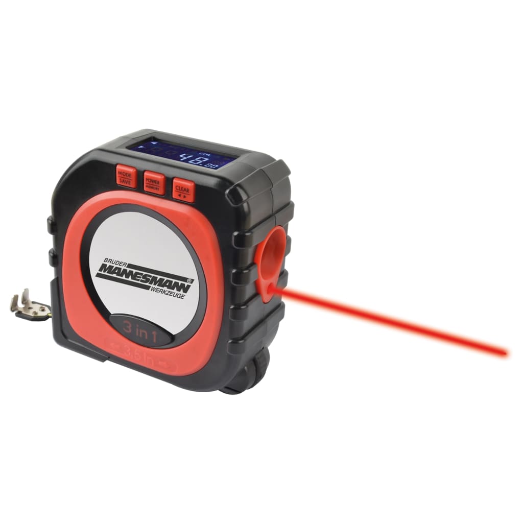 Brüder Mannesmann Brüder Mannesmann mètre ruban 3 en 1 numérique