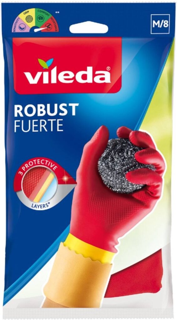 Vileda Vileda Gants Robust Medium 1 paire