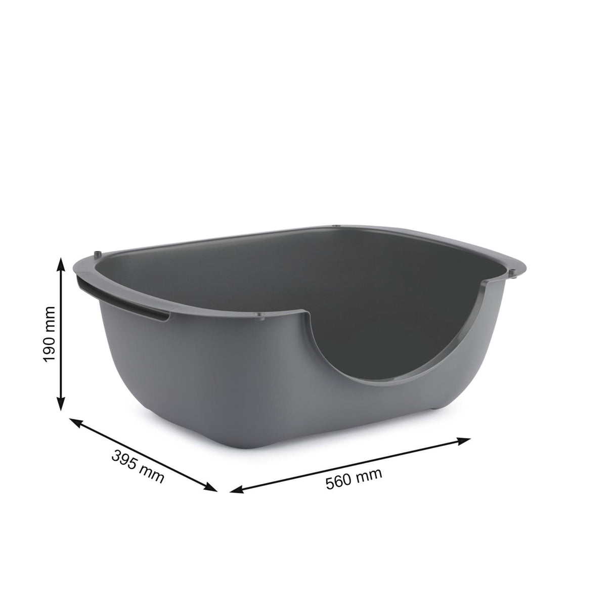 Rotho bella søppelkasse antrasitt