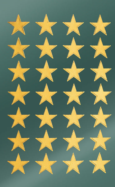 Pacote de natal Avery av-52800 label z-design com 2 folhas de estrelas douradas