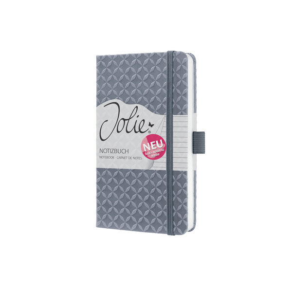 Sigel si-jn126 Notizbuch Jolie Flair A6 Hardcover regéiert Gletscher Grey 174 Säiten 80g
