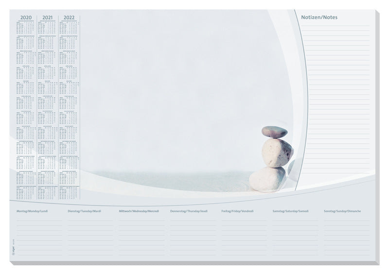 Sigel Si-Ho370 skrivebord Ondergers 59,5x41 cm 30 ark med kalenderharmonie
