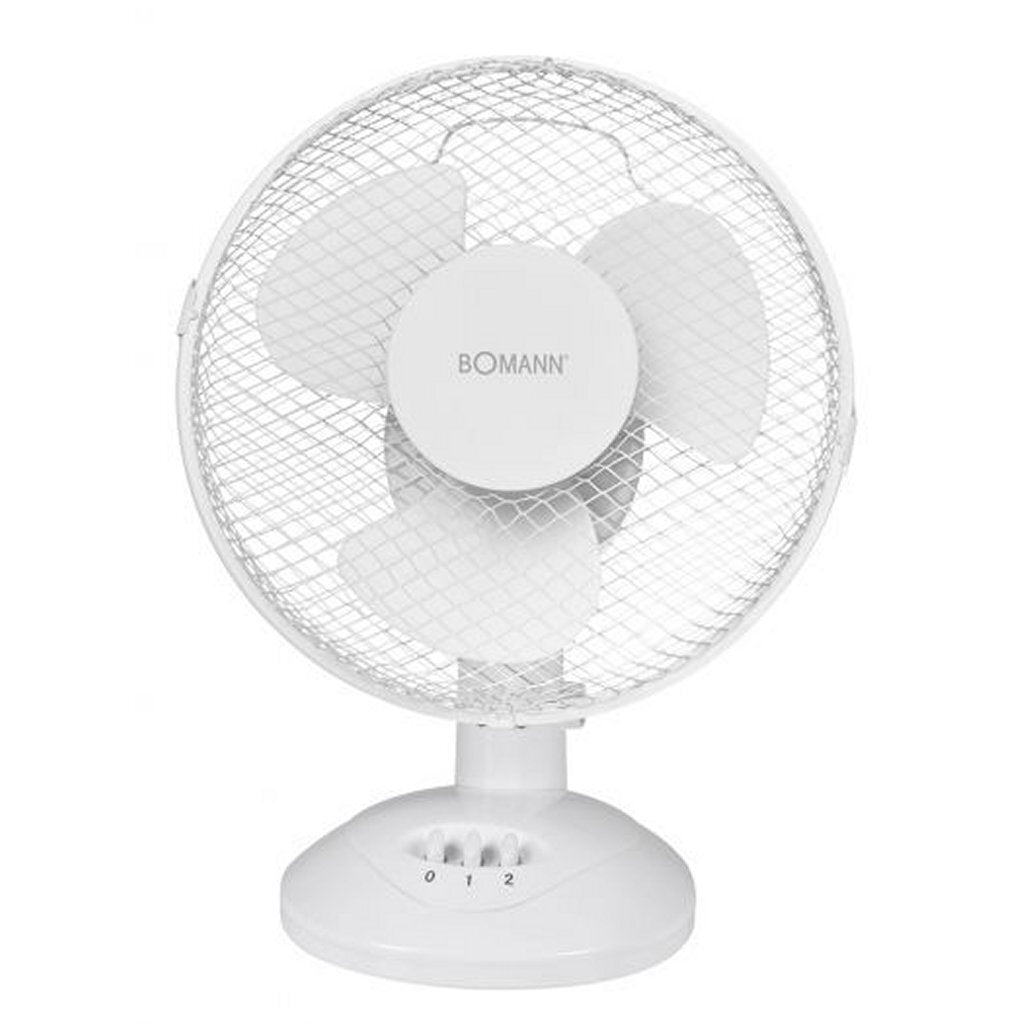 Bomann vl 1137 cb namizni ventilator 23 cm bel