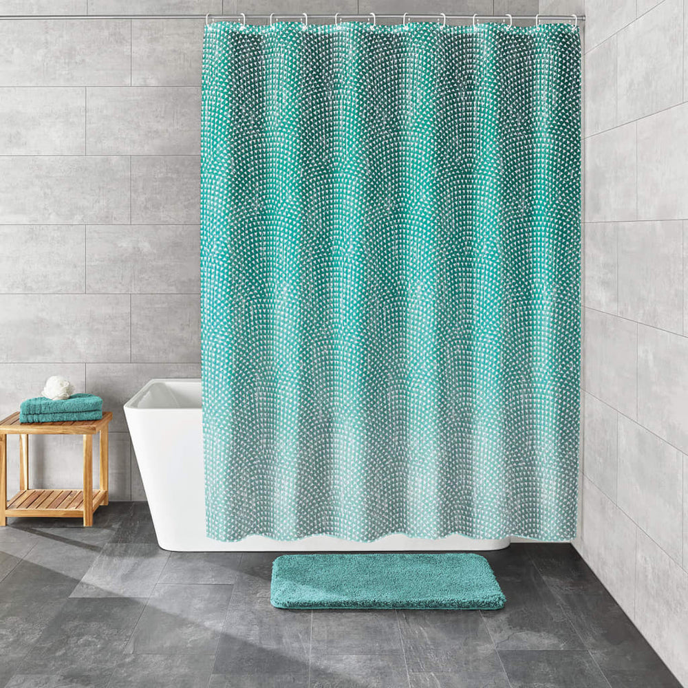Little Clouds Little Clouds Shower Curtain Cascade 180x200 cm green