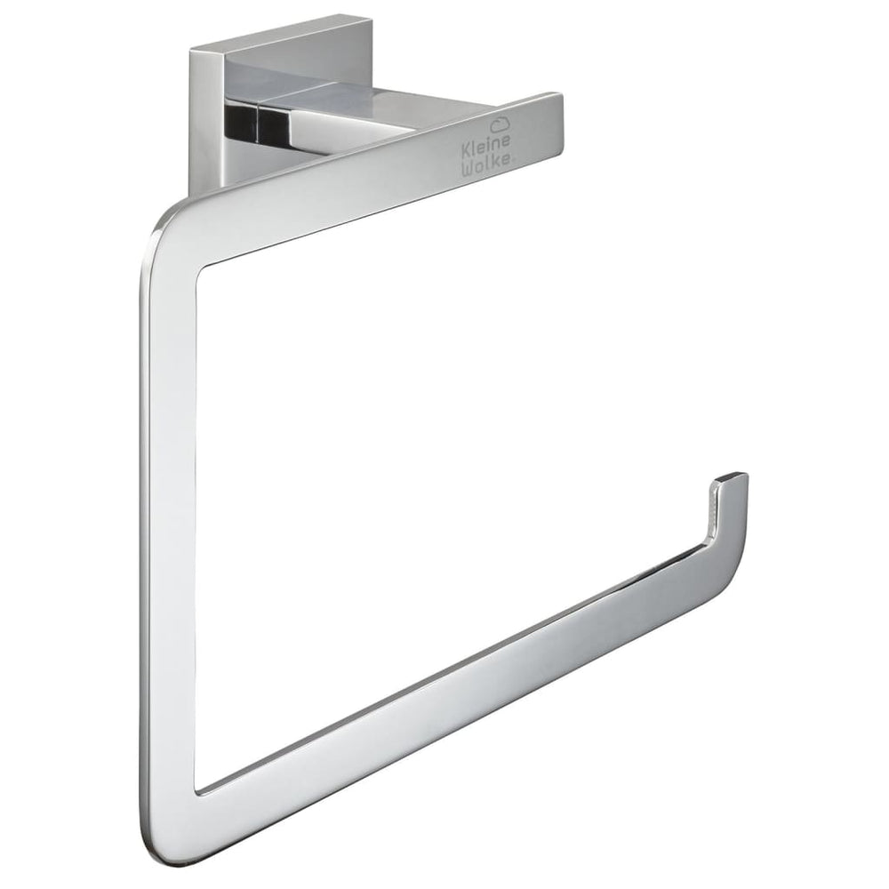 Small cloud towel ring meo silver colored