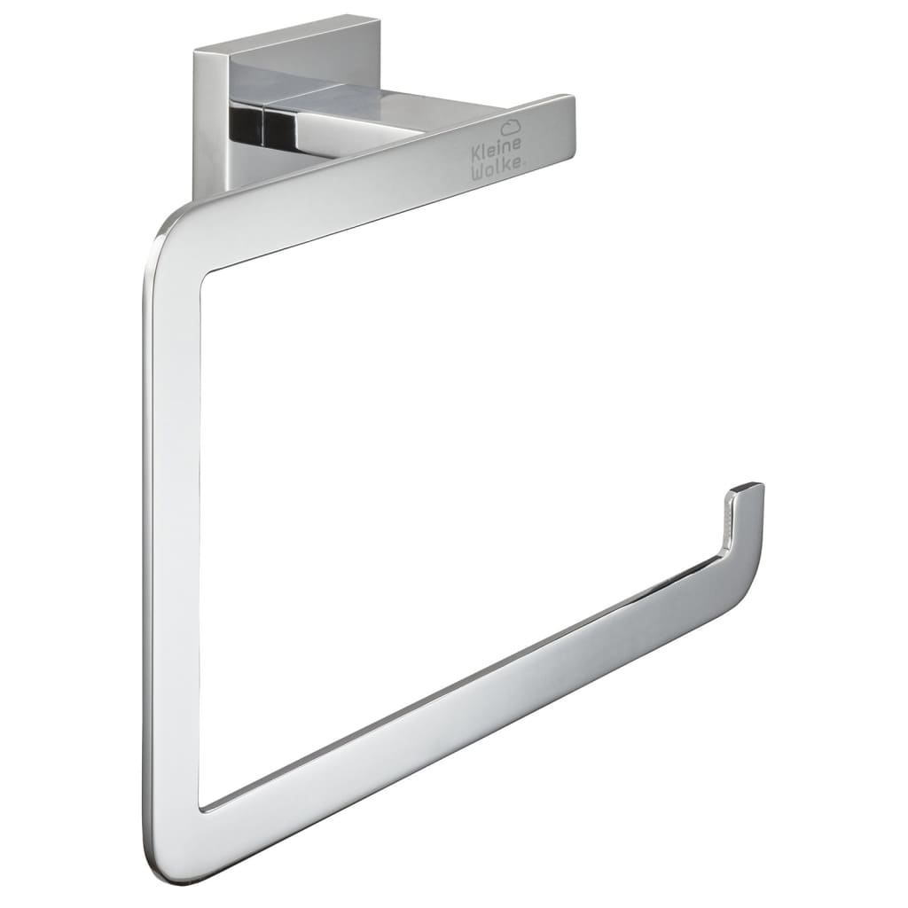 Small cloud towel ring meo silver colored